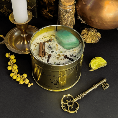 Bougie Prospérité et Abondance-Rituel d'intention